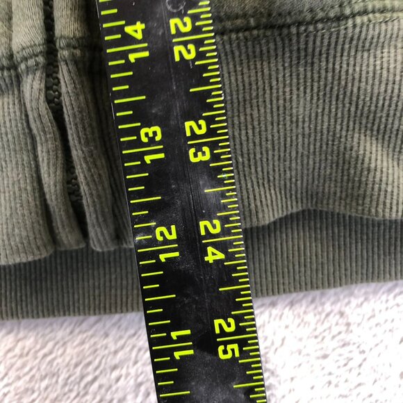 U.S. Polo Assn. Mens Hoodie Sweatshirt Large Green Long Sleeve Full Zip Fleece - Picture 4 of 12